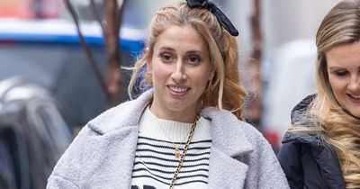 Heavily pregnant Stacey Solomon takes a stroll as she awaits birth of fifth baby