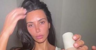 Kim Kardashian shares rare make up-free TikTok as she sports fresh-faced look