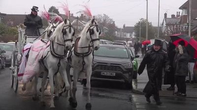 Elle Edwards Mourners Gather For Funeral Of Christmas Eve Pub Shooting Victim