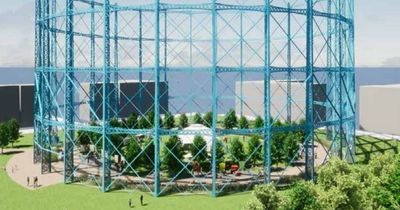 Abandoned Edinburgh Granton gasholder to become new city park and events space