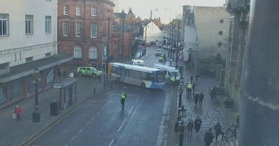 Air ambulance called after man hit by bus in Sunderland city centre