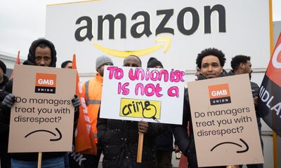 First UK industrial action against Amazon is ‘making an impact’, says GMB