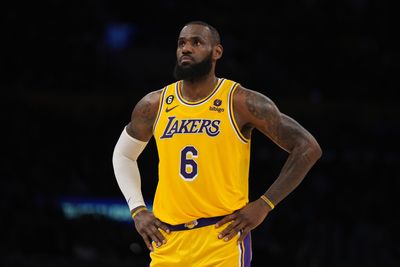 LeBron James looked so miserable after dropping 46-points in a loss to the Clippers