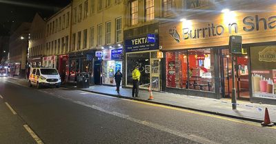 Edinburgh police tape off city centre street after assault on 40-year-old man