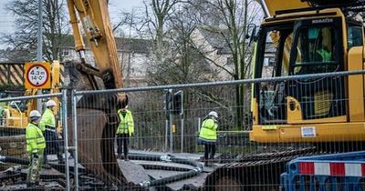 Major repair works to fix Milngavie roads after huge burst pipe could take two weeks