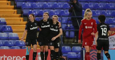 Liverpool crash out of Conti Cup after late West Ham drama as Faye Kirby superb