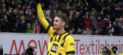 Gio Reyna scored another winning goal for Dortmund and fans proceeded to crush Gregg Berhalter