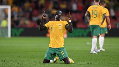 The moment of kindness that set Socceroo Awer Mabil on his path to 2023 Young Australian Of The Year