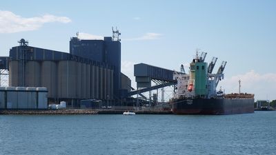 Two charged after cocaine found attached to grain ship in Newcastle