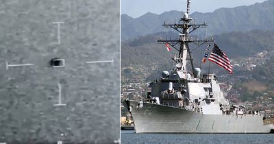 Sailor says swarm of UFOs buzzed around US Navy warship in way no human craft could