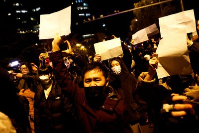 Rights group says several Chinese 'white paper' protestors still in detention