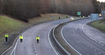 Man, 42, dead after being struck by car on busy Scots road