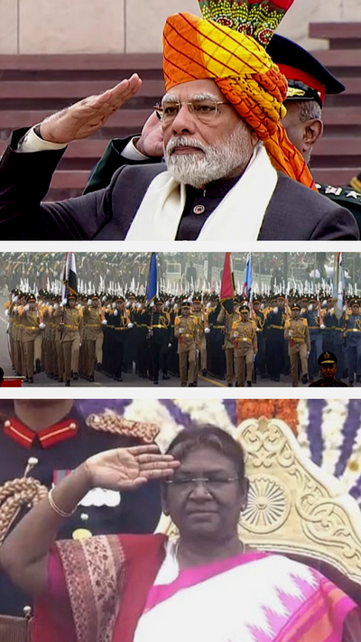 74th Republic Day parade on Kartavya Path celebrates culture, diversity, valour