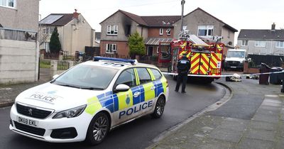 Neighbours heard 'loud bang' before flames seen coming from house