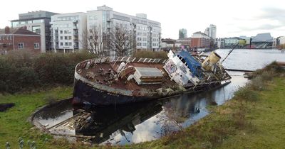 'It's a risk' - Urgent calls to remove capsized ship in Dublin dock