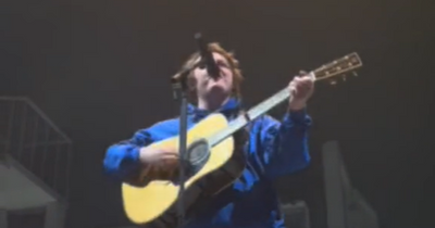 Moment Lewis Capaldi trolls crowd at The 1975 gig by pretending to be Harry Styles