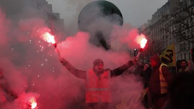 French docks, oil refineries, power stations hit by wave of pension protests