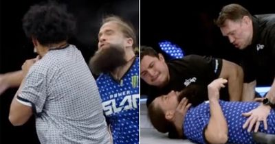 Slap fighter left out cold after brutal first-shot KO in Dana White's league