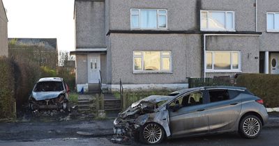 Eight cars 'torched' in night of terror as Scots neighbours wake to explosions