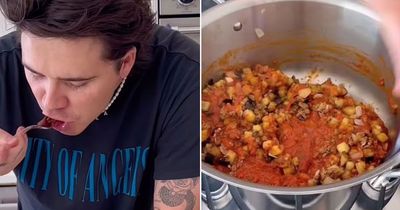 Chef Brooklyn Beckham slammed for cooking 'basic' lasagne with no sauce or seasoning