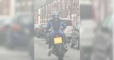 Dad with no licence told police 'it's cool to get dropped off at school on a motorbike'