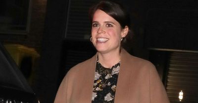 Princess Eugenie beams as she's seen for the first time since announcing pregnancy