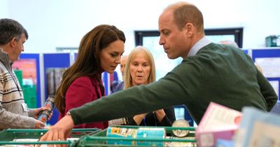 William and Kate vow to return to food bank 'without entourage' after helping out