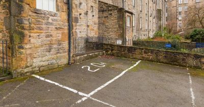 Edinburgh locals in disbelief as car parking space hits market for £27,500