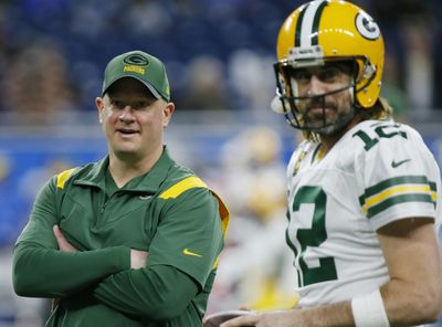 The Jets’ hire of Nathaniel Hackett means everyone thinks they’re trading for Aaron Rodgers