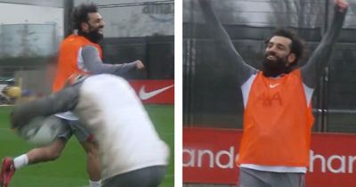 'Here we go' - What Mohamed Salah did in Liverpool training to leave team-mates amazed