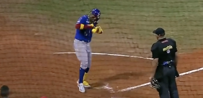 Ronald Acuña Jr. had the wildest 33-second home run trot before retiring from the Venezuelan league