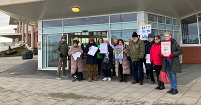 NHS meeting suspended as protestors demanded answers over future of hospital