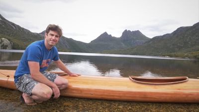 Cradle Mountain's Dove Lake now accessible by kayaks made from King Billy pine