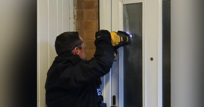 Police house raids caught on camera as officers carry out drug warrants in Bestwood