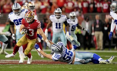 49ers’ Christian McCaffrey dealing with calf injury but says there’s zero chance he misses title game