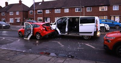 Police make drug drive arrest after pregnant mum's car crashed into