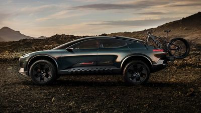 Look: Audi Unveiled a Sleek New Concept Car That Doubles As a Coupe and a Pickup Truck