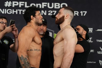 Photos: 2023 PFL Challenger Series 1 weigh-ins and faceoffs