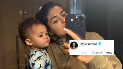 Kylie Jenner’s Seen The Memes About Her Son Aire’s Name Even Left A Comment On One Of ‘Em