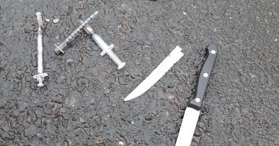 'Hidden' knives and needles found in Nottinghamshire park