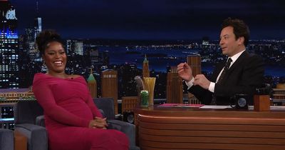 Pregnant Keke Palmer accidentally tells Jimmy Fallon her baby's gender on Tonight Show
