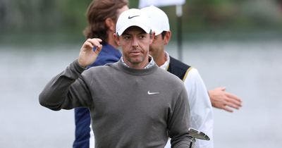 Rory McIlroy enjoys superb finish to round to share lead with rival Patrick Reed