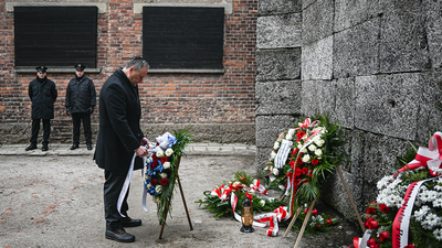 Watch live: Auschwitz-Birkenau death camp marks anniversary of liberation on Holocaust Memorial Day