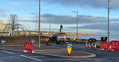 Man seriously injured following 2am crash into fountain in Sunderland