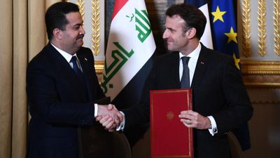 France and Iraq sign strategic agreements on energy, transport