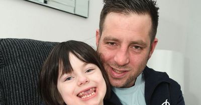 Proud West Lothian dad gives update on 'warrior' daughter's fight to walk