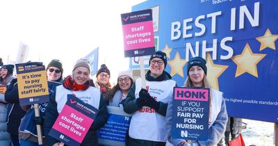 More NHS staff on strike in Cheshire and Merseyside than any other region