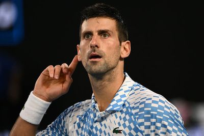 Novak Djokovic overcomes Australian Open ‘crisis’ to underline task facing Stefanos Tsitsipas