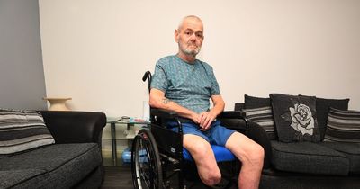 Disabled dad 'forced to go months without showering'