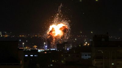 Gaza militants fire rockets toward Israel after Israeli troops killed 9 Palestinians